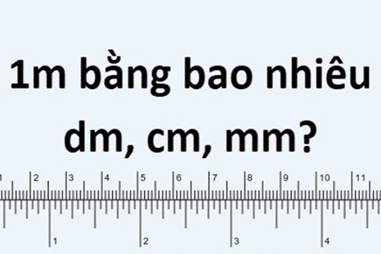 1dm bằng bao nhiêu cm? Cách đổi đơn vị đo độ dài chuẩn và dễ hiểu